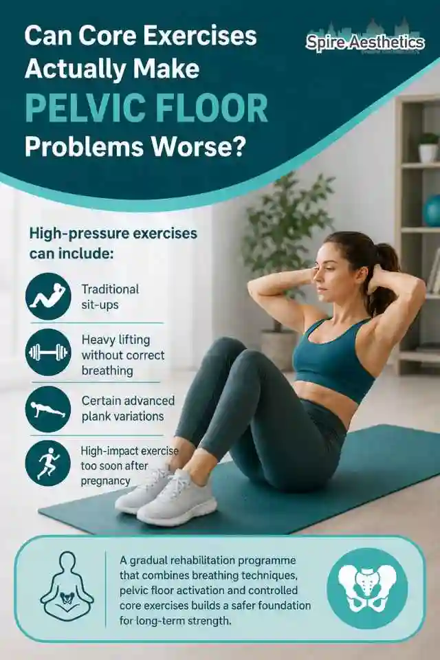 Can Strengthening Your Core Alone Actually Make Pelvic Floor Problems Worse Rhyl?